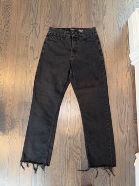 Black Denim Jeans - Classic Straight Fit